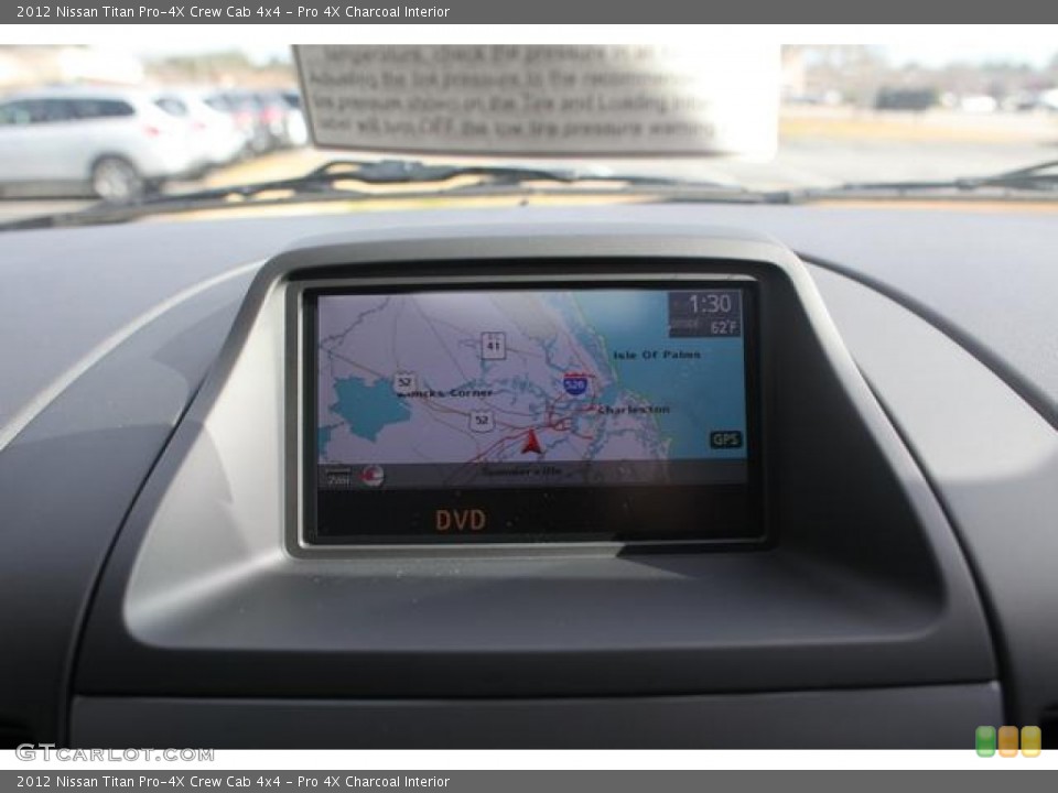 Pro 4X Charcoal Interior Navigation for the 2012 Nissan Titan Pro-4X Crew Cab 4x4 #75603058
