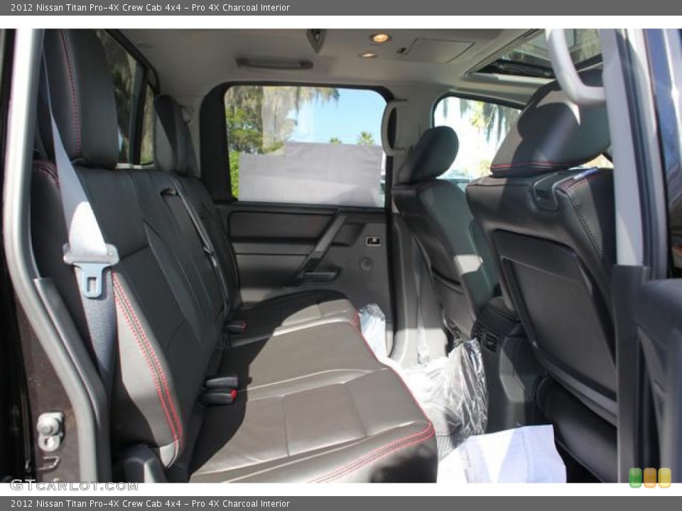 Pro 4X Charcoal Interior Rear Seat for the 2012 Nissan Titan Pro-4X Crew Cab 4x4 #75603089