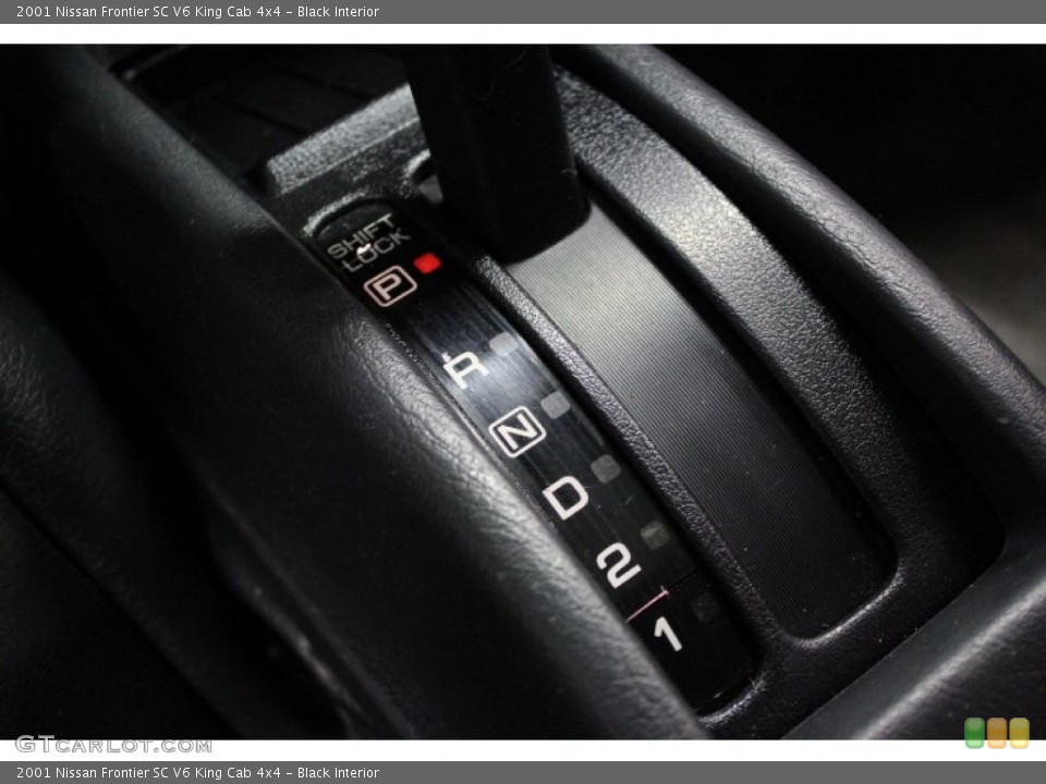 Black Interior Transmission for the 2001 Nissan Frontier SC V6 King Cab 4x4 #75604304