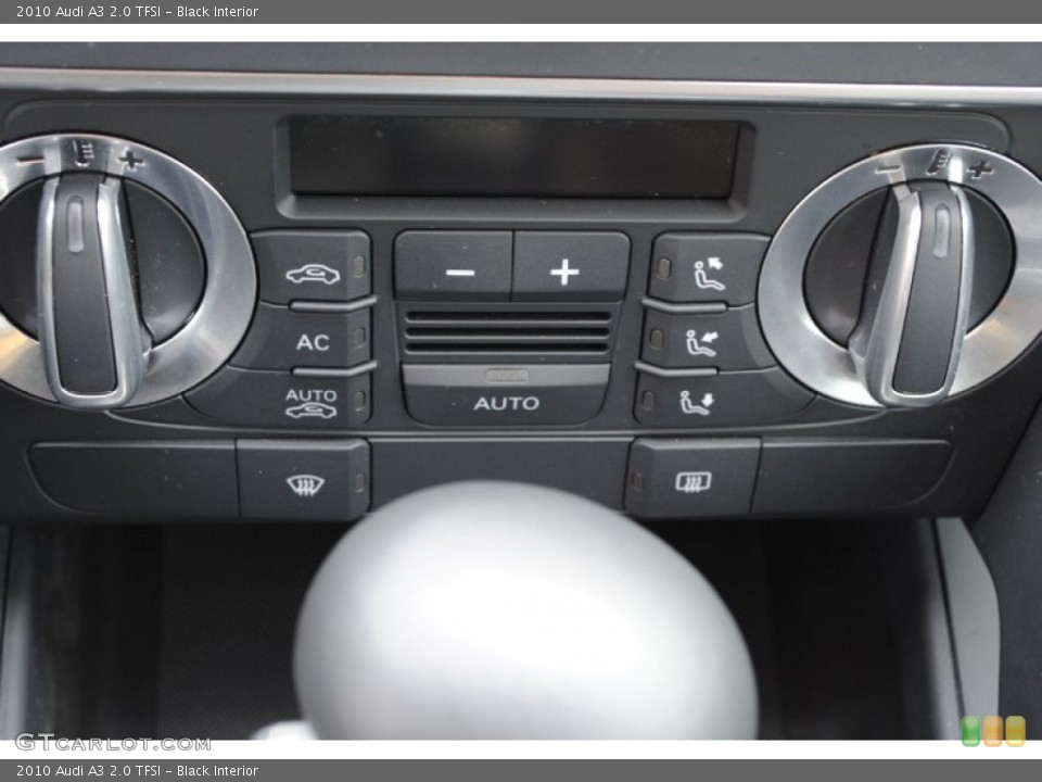 Black Interior Controls for the 2010 Audi A3 2.0 TFSI #75606839
