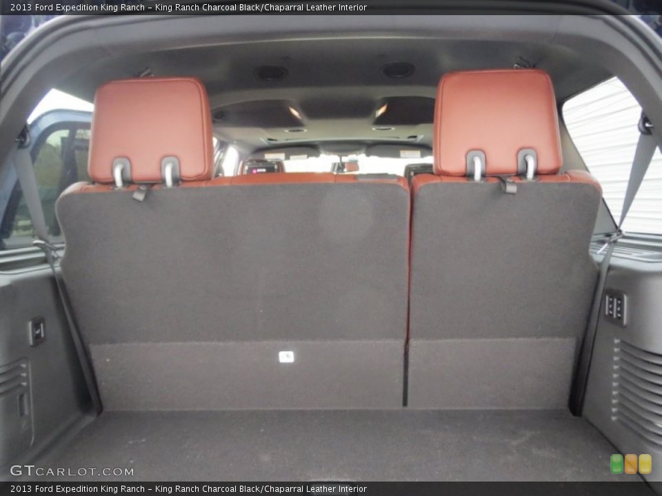 King Ranch Charcoal Black/Chaparral Leather Interior Trunk for the 2013 Ford Expedition King Ranch #75607451