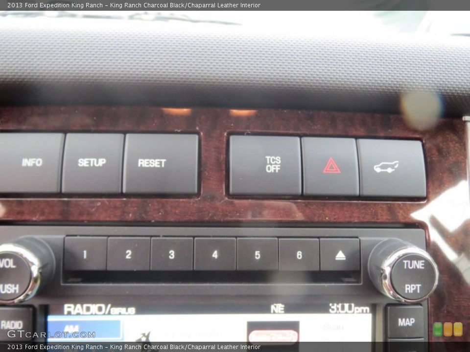 King Ranch Charcoal Black/Chaparral Leather Interior Controls for the 2013 Ford Expedition King Ranch #75607598