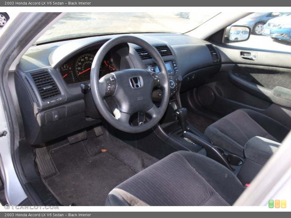 Black Interior Prime Interior for the 2003 Honda Accord LX V6 Sedan #75608580
