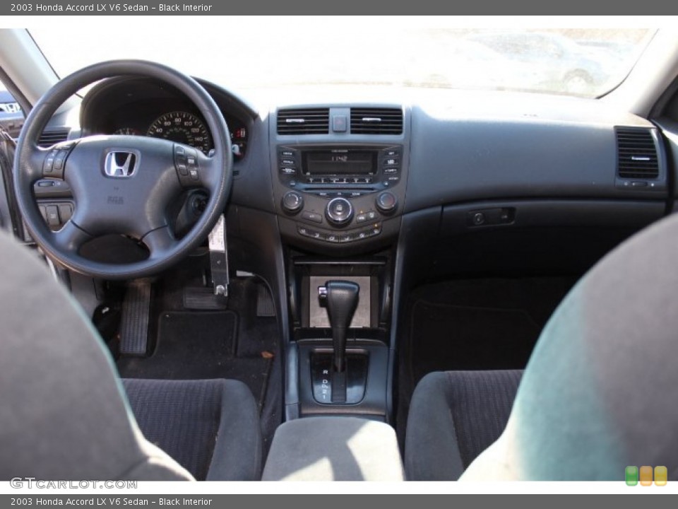 Black Interior Dashboard for the 2003 Honda Accord LX V6 Sedan #75608597