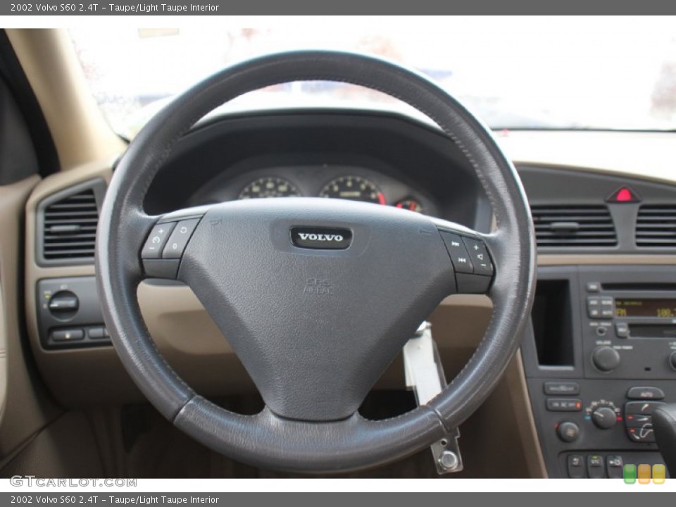 Taupe/Light Taupe Interior Steering Wheel for the 2002 Volvo S60 2.4T #75613545
