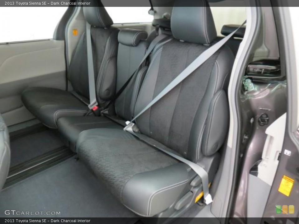 Dark Charcoal Interior Rear Seat for the 2013 Toyota Sienna SE #75614692
