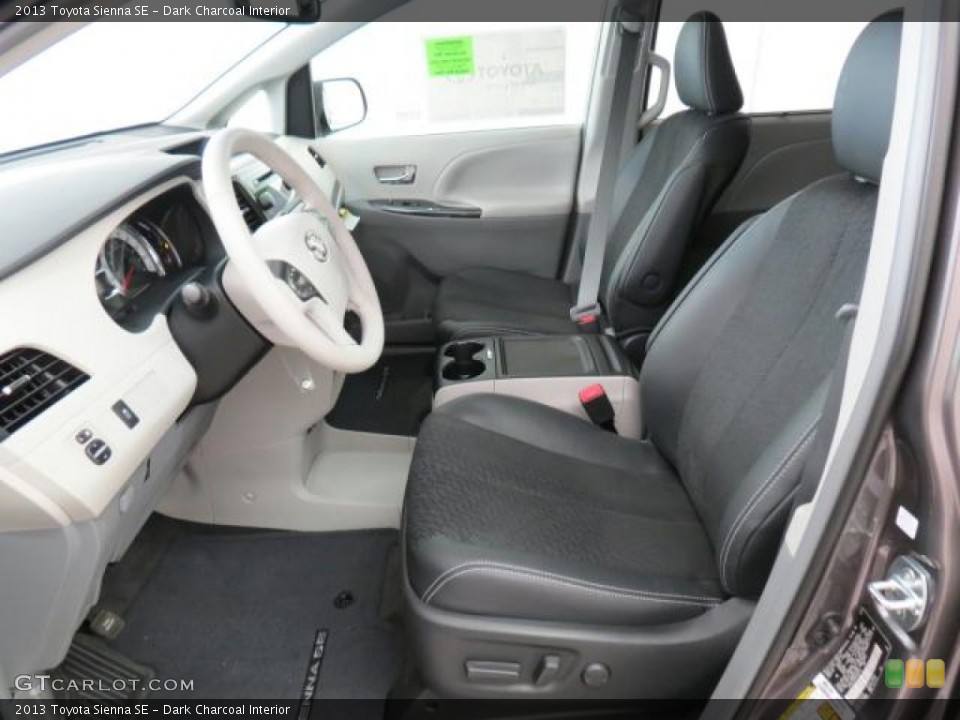 Dark Charcoal 2013 Toyota Sienna Interiors