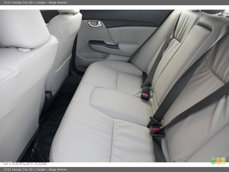 Beige Interior Photo for the 2013 Honda Civic EX-L Sedan #75614736