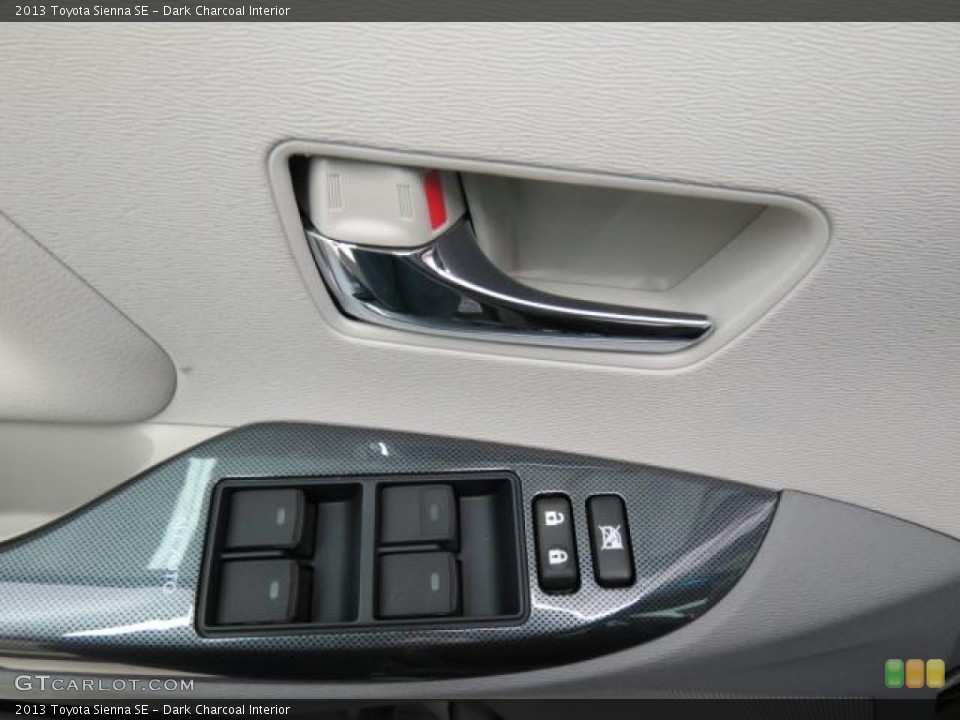 Dark Charcoal Interior Controls for the 2013 Toyota Sienna SE #75614761