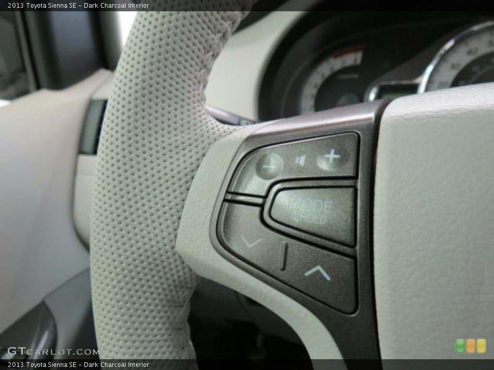 Dark Charcoal Interior Controls for the 2013 Toyota Sienna SE #75614822