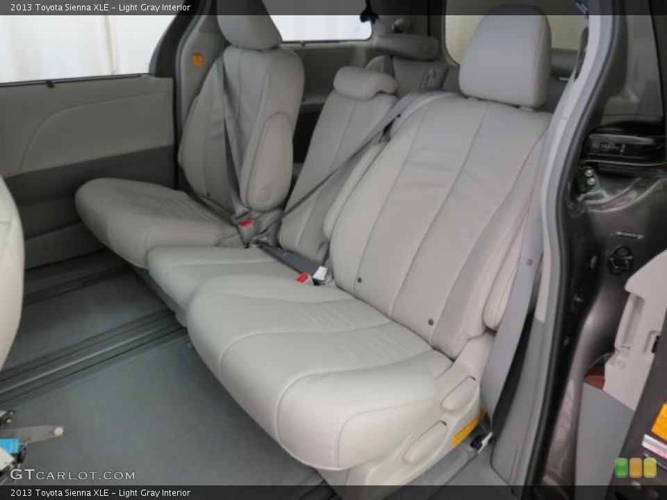 Light Gray Interior Rear Seat for the 2013 Toyota Sienna XLE #75615043