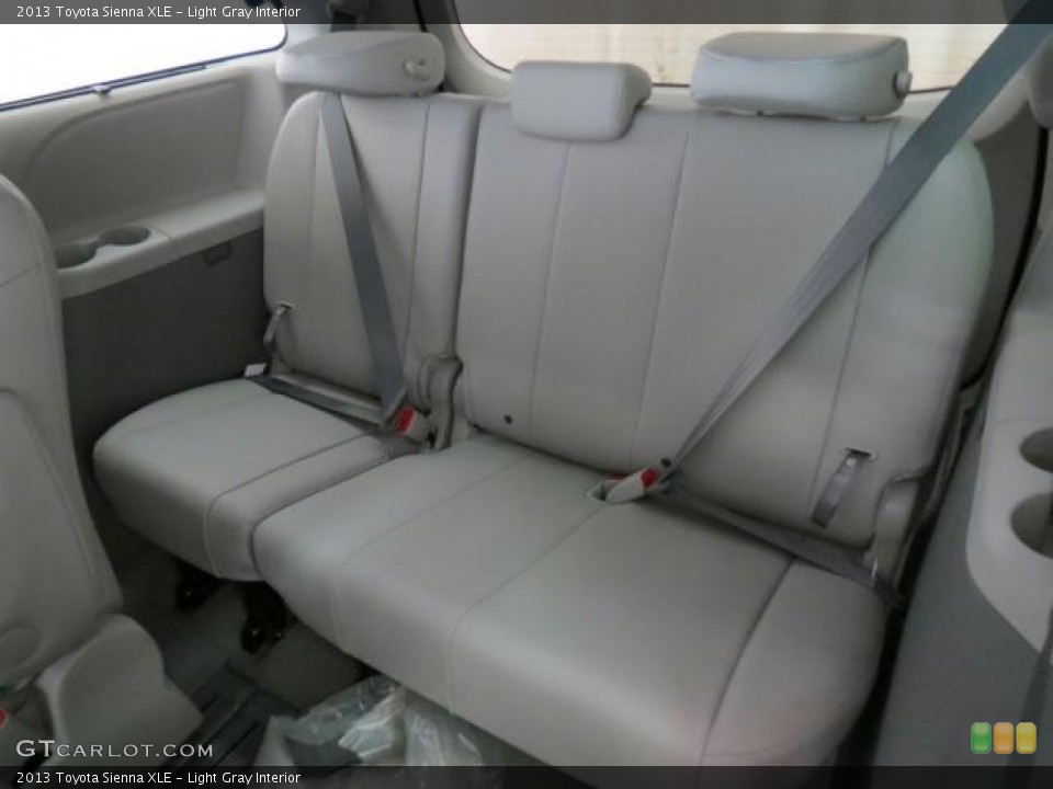 Light Gray Interior Rear Seat for the 2013 Toyota Sienna XLE #75615056