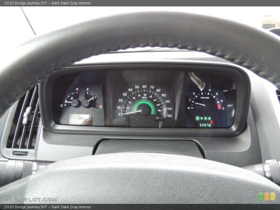 Dark Slate Gray Interior Gauges for the 2010 Dodge Journey SXT #75616176