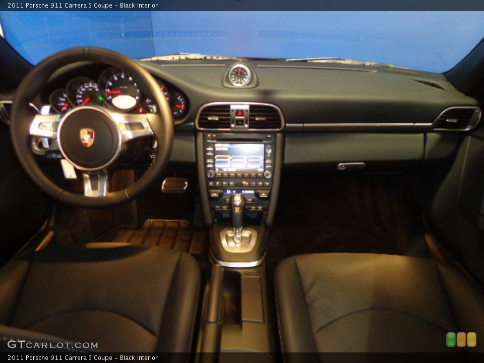 Black Interior Dashboard for the 2011 Porsche 911 Carrera S Coupe #75618168