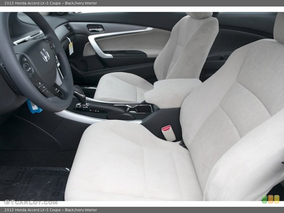 Black/Ivory Interior Photo for the 2013 Honda Accord LX-S Coupe #75619488
