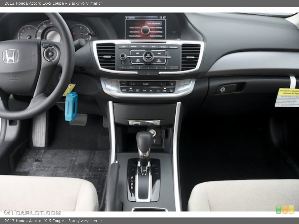 Black/Ivory Interior Dashboard for the 2013 Honda Accord LX-S Coupe #75619540