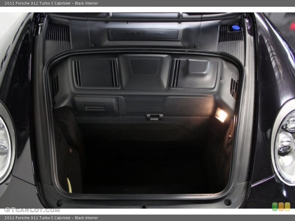 Black Interior Trunk for the 2011 Porsche 911 Turbo S Cabriolet #75620292