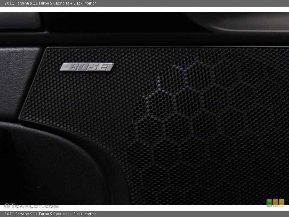 Black Interior Audio System for the 2011 Porsche 911 Turbo S Cabriolet #75620468