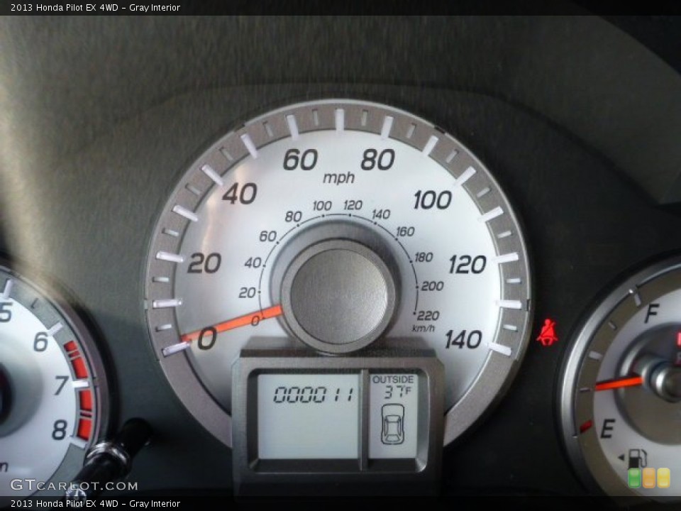 Gray Interior Gauges for the 2013 Honda Pilot EX 4WD #75620829
