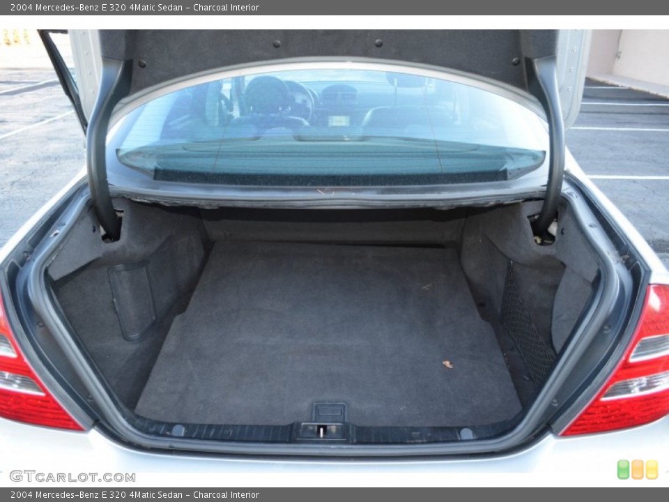 Charcoal Interior Trunk for the 2004 Mercedes-Benz E 320 4Matic Sedan #75621816
