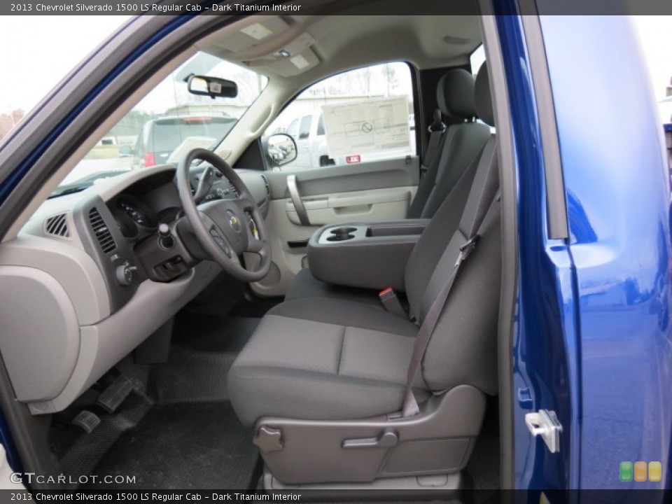 Dark Titanium Interior Photo for the 2013 Chevrolet Silverado 1500 LS Regular Cab #75622414