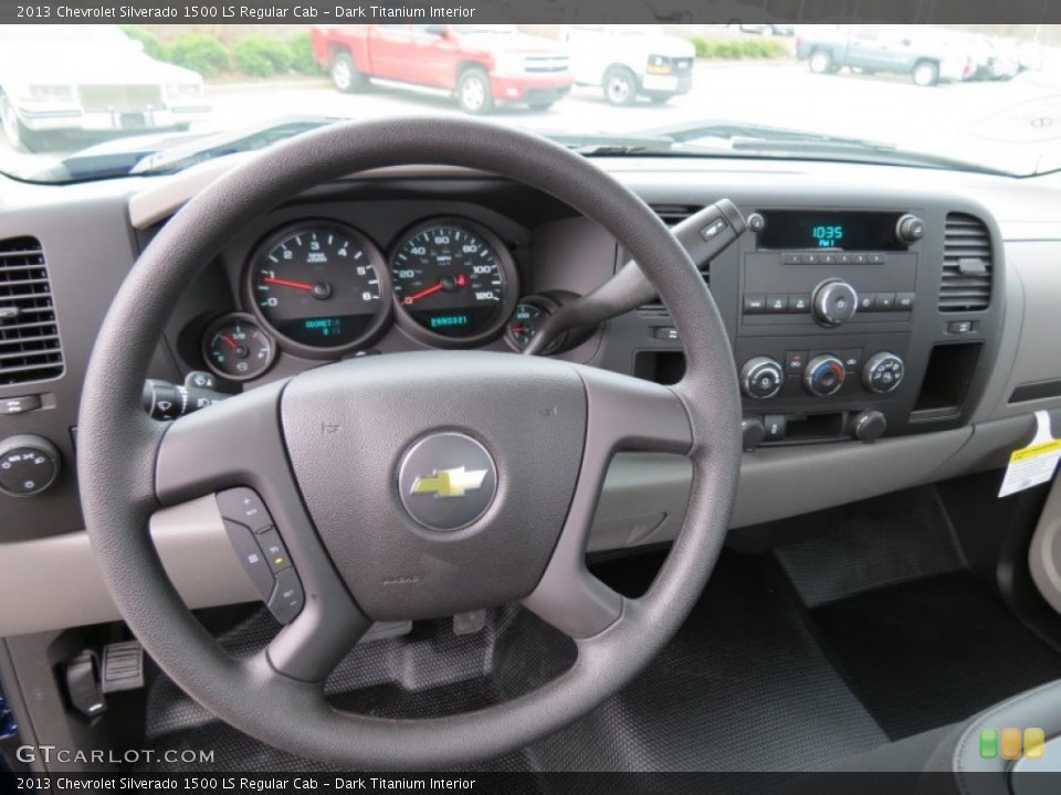 Dark Titanium Interior Steering Wheel for the 2013 Chevrolet Silverado 1500 LS Regular Cab #75622437