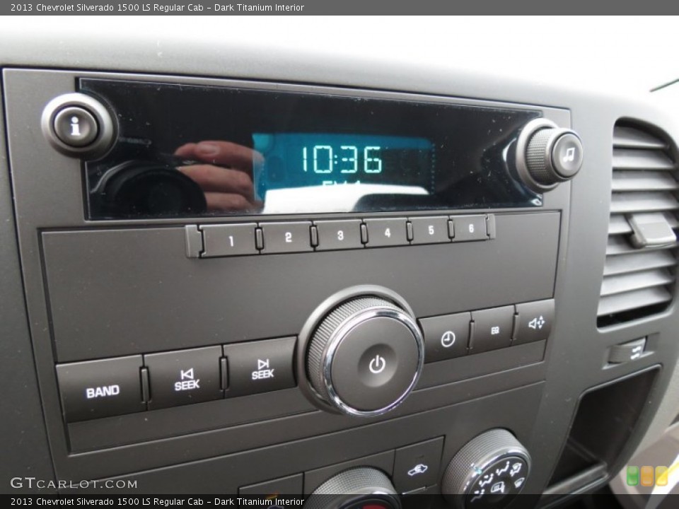 Dark Titanium Interior Audio System for the 2013 Chevrolet Silverado 1500 LS Regular Cab #75622521