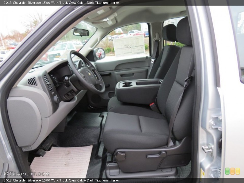 Dark Titanium Interior Front Seat for the 2013 Chevrolet Silverado 1500 Work Truck Crew Cab #75622752