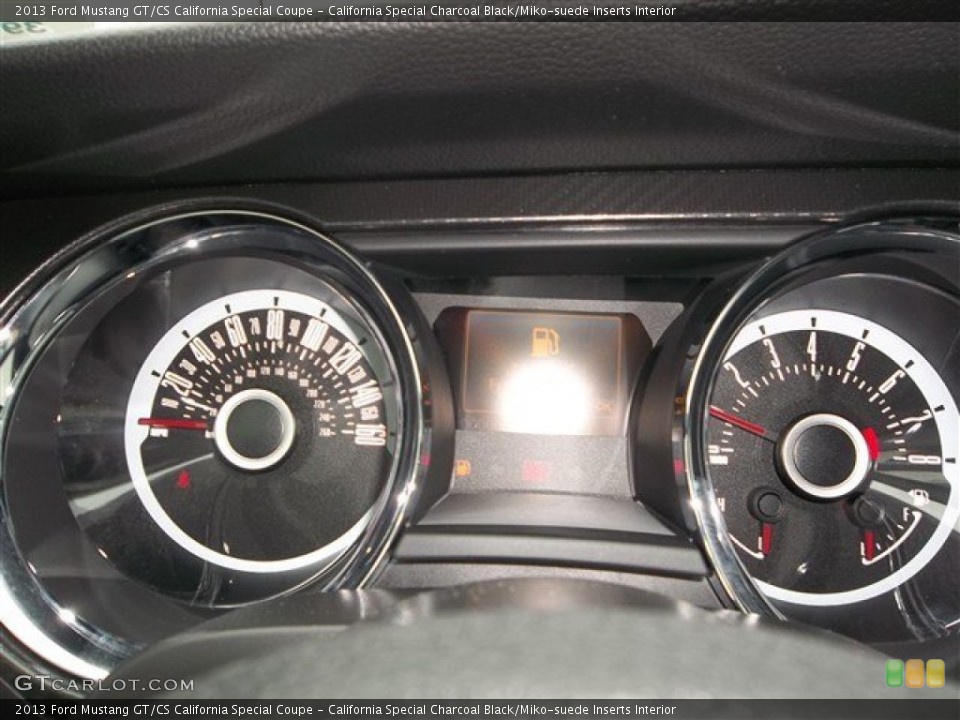 California Special Charcoal Black/Miko-suede Inserts Interior Gauges for the 2013 Ford Mustang GT/CS California Special Coupe #75624129