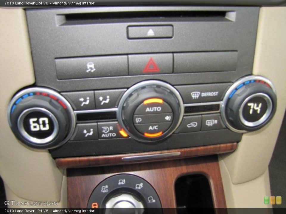 Almond/Nutmeg Interior Controls for the 2010 Land Rover LR4 V8 #75624640