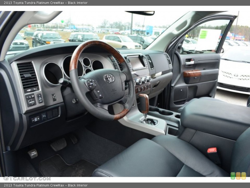 Black Interior Photo for the 2013 Toyota Tundra Platinum CrewMax #75625050