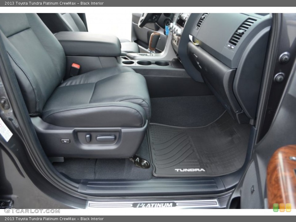 Black Interior Front Seat for the 2013 Toyota Tundra Platinum CrewMax #75625113