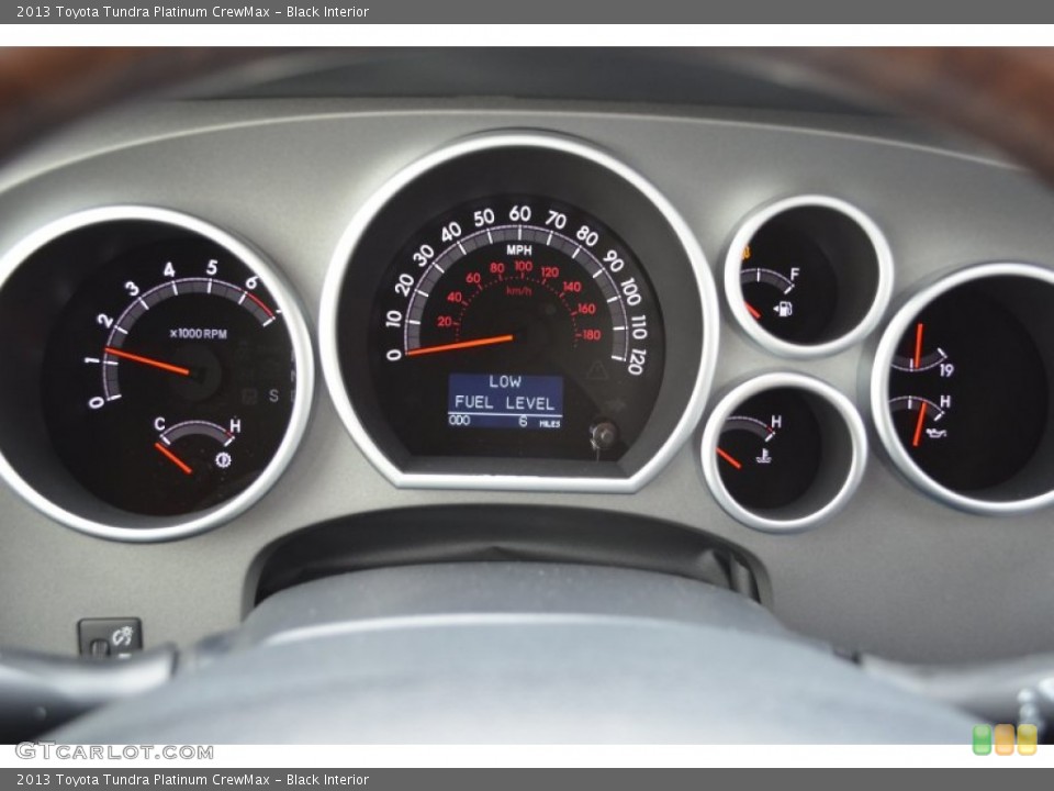 Black Interior Gauges for the 2013 Toyota Tundra Platinum CrewMax #75625455