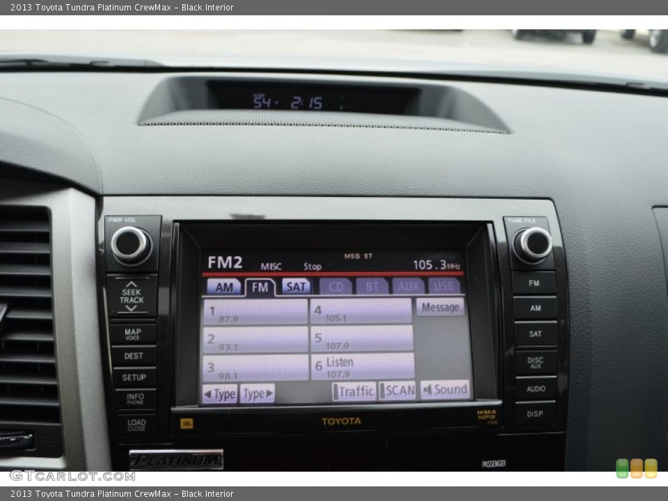 Black Interior Audio System for the 2013 Toyota Tundra Platinum CrewMax #75625494