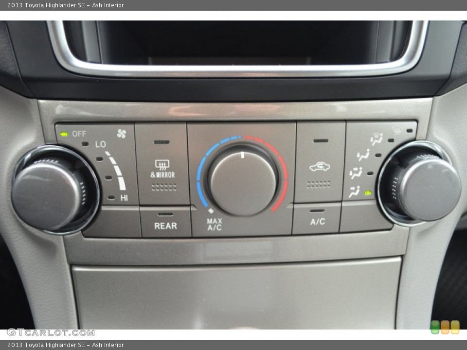 Ash Interior Controls for the 2013 Toyota Highlander SE #75626346