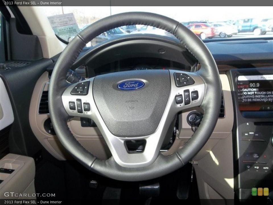 Dune Interior Steering Wheel for the 2013 Ford Flex SEL #75630123