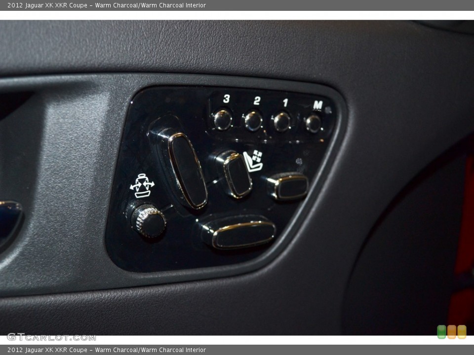 Warm Charcoal/Warm Charcoal Interior Controls for the 2012 Jaguar XK XKR Coupe #75632060