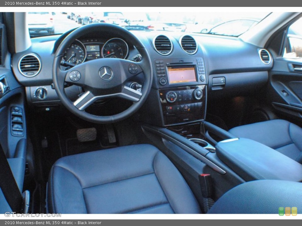 Black Interior Prime Interior for the 2010 Mercedes-Benz ML 350 4Matic #75632082