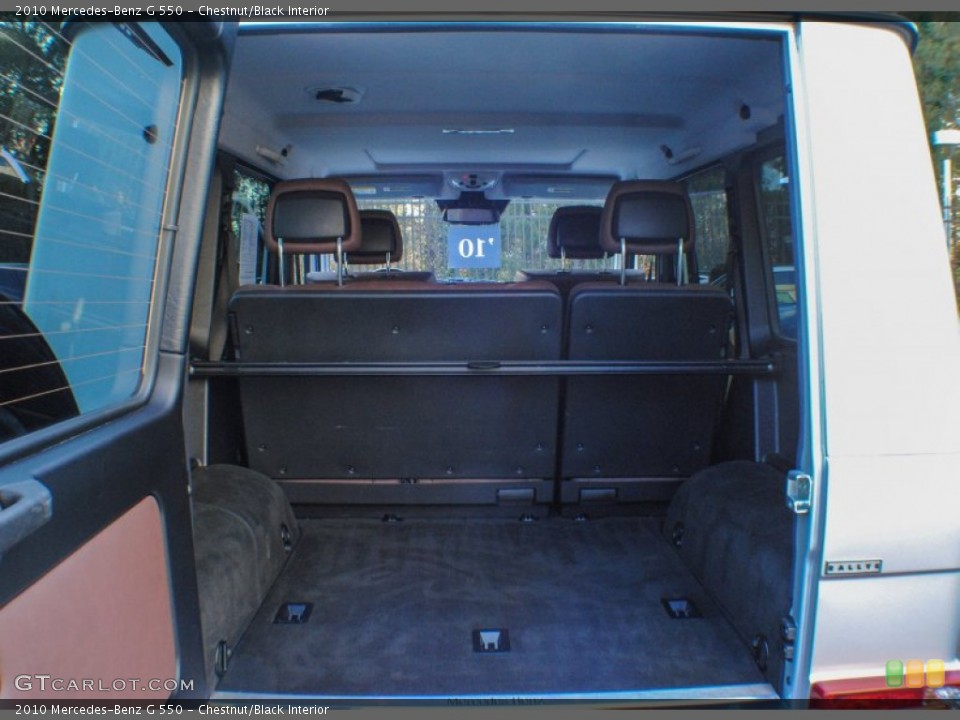 Chestnut/Black Interior Trunk for the 2010 Mercedes-Benz G 550 #75632490