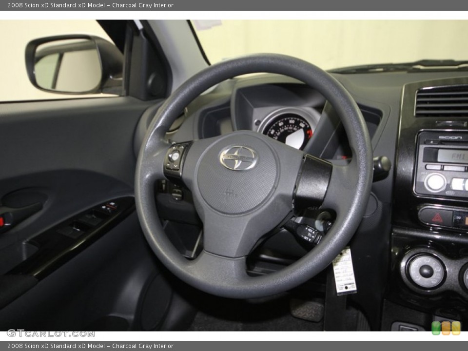 Charcoal Gray Interior Steering Wheel for the 2008 Scion xD  #75633578