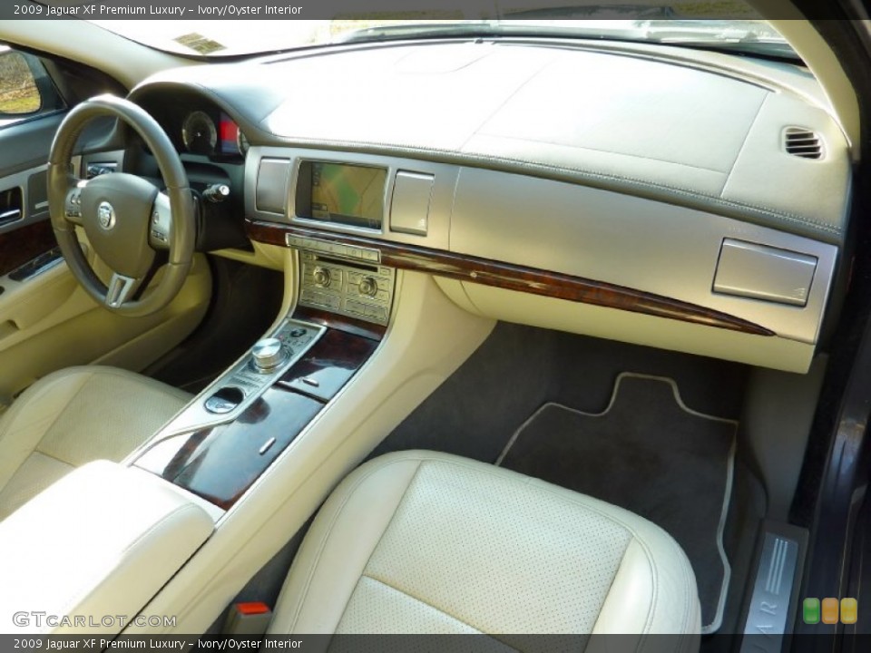 Ivory/Oyster Interior Dashboard for the 2009 Jaguar XF Premium Luxury #75634287