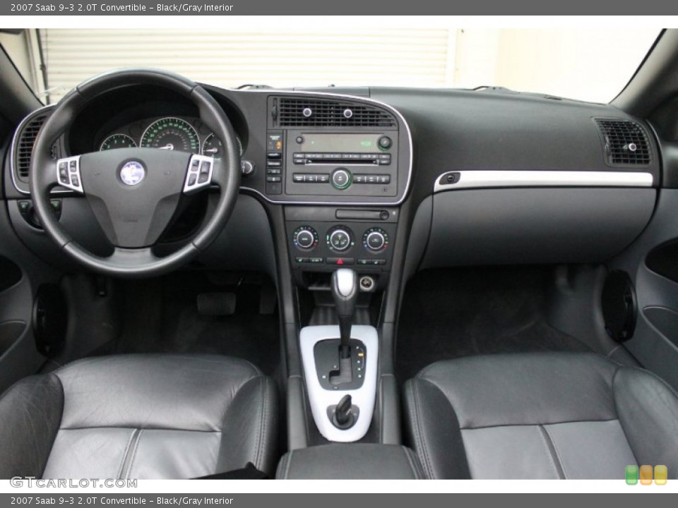 Black/Gray Interior Dashboard for the 2007 Saab 9-3 2.0T Convertible #75637736