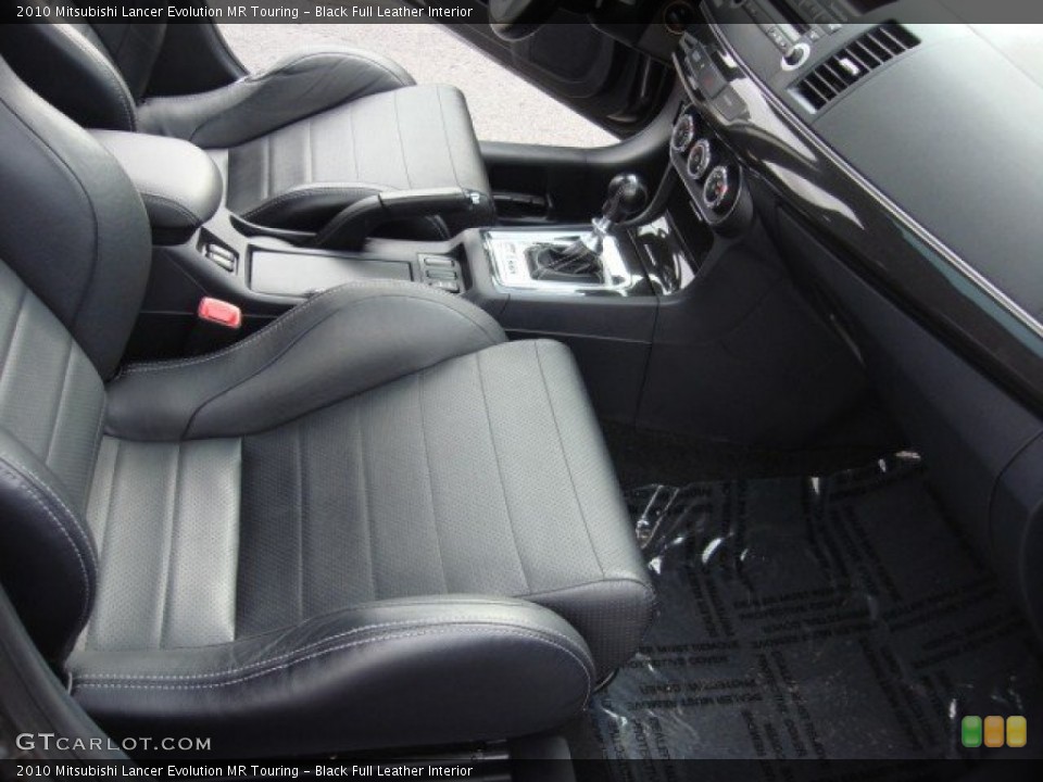 Black Full Leather Interior Photo for the 2010 Mitsubishi Lancer Evolution MR Touring #75638784