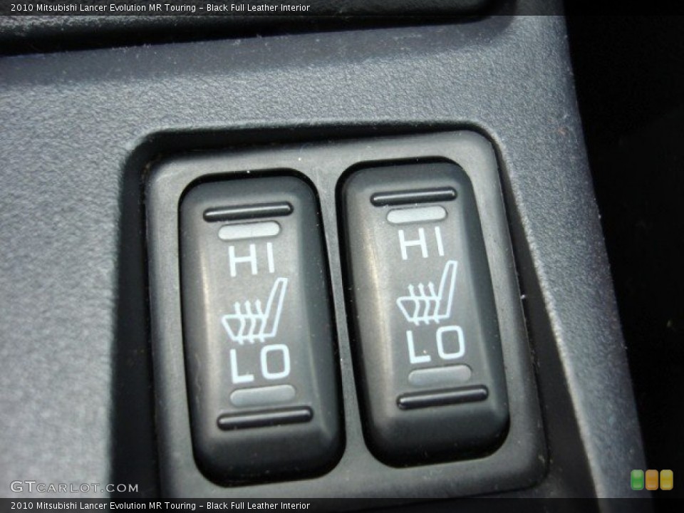 Black Full Leather Interior Controls for the 2010 Mitsubishi Lancer Evolution MR Touring #75639075