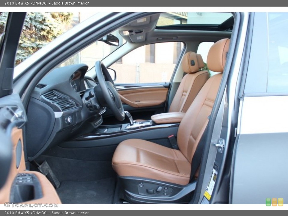 Saddle Brown Interior Front Seat for the 2010 BMW X5 xDrive30i #75639366