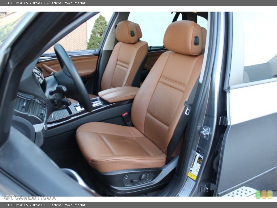 Saddle Brown Interior Front Seat for the 2010 BMW X5 xDrive30i #75639388