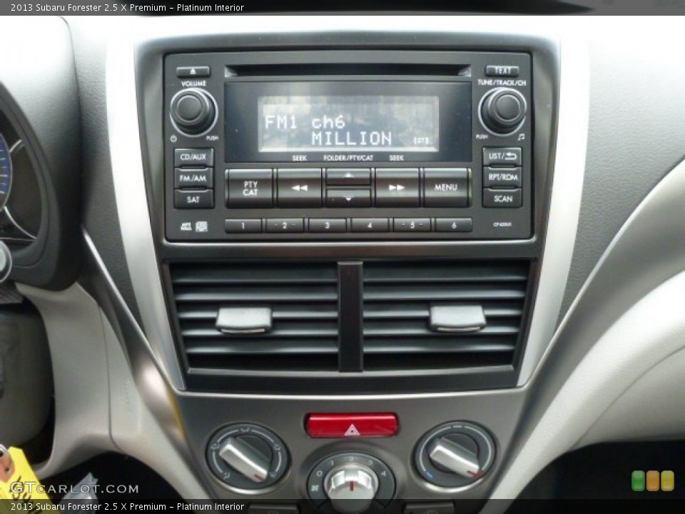 Platinum Interior Controls for the 2013 Subaru Forester 2.5 X Premium #75639438