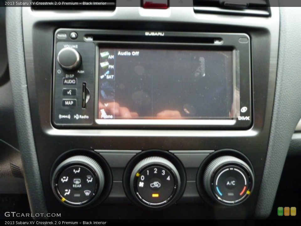 Black Interior Controls for the 2013 Subaru XV Crosstrek 2.0 Premium #75639792