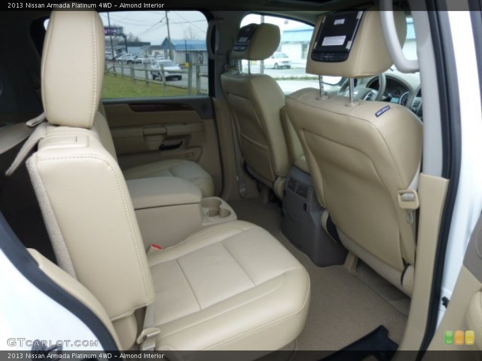 Almond Interior Rear Seat for the 2013 Nissan Armada Platinum 4WD #75640561