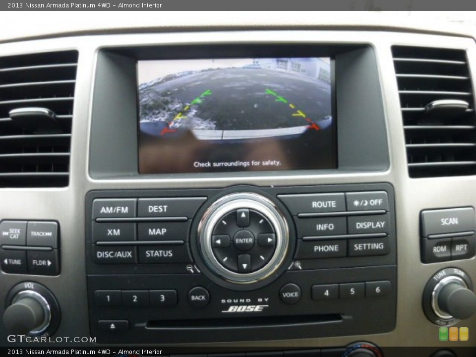 Almond Interior Controls for the 2013 Nissan Armada Platinum 4WD #75640671